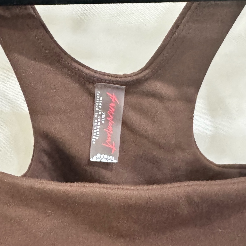 FP Movement Brown Sports Bra with Wide Straps - Picture 3 of 4